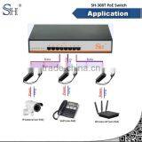 Gigabit Unmanaged Cabling-saving 8xRJ45 Poe Switch for ip Camera thumbnail-4