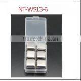 NT-WS13 Fashionable Wine Accessory Stainless Steel Whisky Stones BPA Free Artificial Ice Cubes thumbnail-4