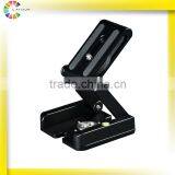 Aluminum Folding Camera Z Desktop Stand Holder Tripod Flex Pan & Tilt Ball Head Free shipping with tracking number