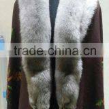 Cashmere Knitwear With Fox Fur Shawl thumbnail-1