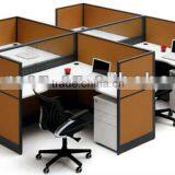 Wooden 4 seater workstation office 4 person workstation