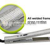 LCD Digital Display Bling Crystal Hair Straightener thumbnail-4
