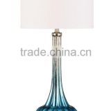 Modern & slim & elegant color glass table lamp