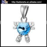 Custom Wholesale Jewelry 925 Sterling Silver Red Gemstone Pendants thumbnail-4