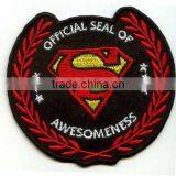 Hot Sale SuperMan Embroidery Patch/custom Embroidery Patch thumbnail-1