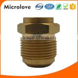 OEM pipe fittings precision cnc brass joint