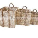 2015 New Product Water Hyacinth Basket for Home Decoration and Furniture thumbnail-1