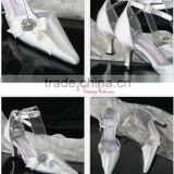 bowknot WS-021 custom made wedding shose 2011 classical style