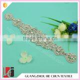 HC-3378 Hechun Guangzhou Factory Price Hot Fix Crystal Applique Designs for Waist Dresses thumbnail-1