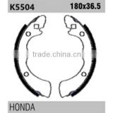 k5504 42152692601 for Honda high performance rear brake shoe