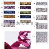 Sparkly Glitter Metallic Velvet Ribbon for Elastic Hair Band thumbnail-4