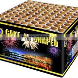 PSCI17 100s-cake-I-shaped 1.3G 0335 Display Cake Fireworks