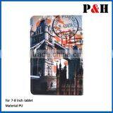 British Style Love Eiffel Tower Flower Leather Case With Stand Skin For Ipad 2 3 4 5 Mini 2 thumbnail-5