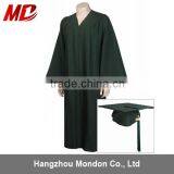 Economy Bachelor Graduation Cap Gown Matte Forest Green