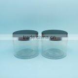 China Wholesale 300ml Clear Plastic PET Cosmetic Container,10 oz Wide Mouth Cosmetic Jar Quality Choice thumbnail-3