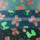 Cotton Spandex Denim Printed Fabric-027