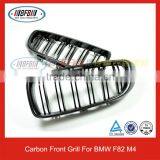 FOR BMW M3 M4 Front Grills Carbon Fiber & ABS Materials F80 F82 Car Grille