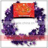 New Shiny Purple Shooting Stars Garland Party Decoration Of Wire Strand thumbnail-1