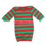 Newbown baby sleep dress long infant Christmas gowns elastic baby clothing pajamas gowns