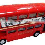 1:72 Die Cast Red Double Decker Bus Replica