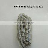 30AWG 7x0.10mm Copper Stranded pp Core Curly Power Cable With CSA Certificate