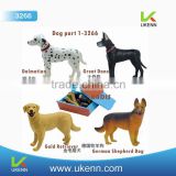 Educational toy dog series collection kids diy toy 3D puzzle toy