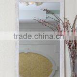 Fancy Home Full Length Solid Wood White Decorative Wall Mirror thumbnail-1