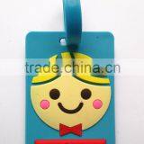 Newest Luggage Tags Promotional Travel Funny Soft PVC Bag Tag