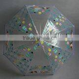 Printed Custom Clear Umbrella Child Stick Umbrella thumbnail-5