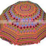Hot sale indian handmade embroidered garden umbrella Home / Hotel / Function Decor Beautiful sun garden Umbrellas