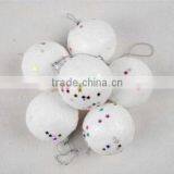 2015 Hot Selling Yiwu Christmas Tree Pendant Christmas Decoration and Gift Snowball
