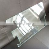 12mm water cut tempered shower glass