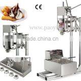(3 in 1) Commercial Use 3L Spanish Manual Churros Maker + Working Stand + 6L 110v 220v Electric Deep Fryer