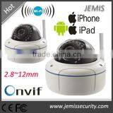 2.8~12mm Zoom Manual Dome Outdoor IR 720p POE Onvif 1mp ip Network Camera