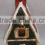 Ceramic House Christmas Tea-light Candle Holder thumbnail-1