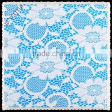 Fashion new design embroidered wedding lace fabric