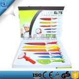 7 Piece Kitchen Knife Set - Color Coded Kitchen Knives With Soft-touch Handles