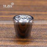 5/6 Inch Barrel Shape Clear Crystal Knob With Zinc Base thumbnail-4