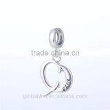 S067Q Globalwin 925 Sterling Silver Alphabet Letter Q Paved With Crystals Pendants Charms thumbnail-3