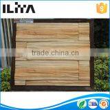 Hot Sale Log Cabin Wood Stone Wall Tile TV Background Wall Design (YLD-22001) thumbnail-1