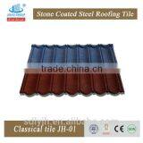 Decorative Stone Coated Metal Villa Roof Tile/stone coated metal roofing sheet/building construction material