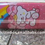 Rectangular Size145*40*20mm Print Hinged Linged Tin Box