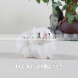Animal Figures Artificial Animal Bunny White Rabbit With Red Eyes thumbnail-6