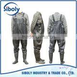 Ideal for Workers in Wet and Muddy Conditions Pvc Waterproof Chest High Waders thumbnail-1