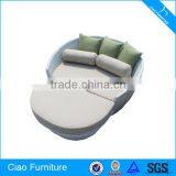 Luxury Hotel Style Rattan Outdoor Waterproof Daybed thumbnail-1