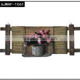Antique Country Design Verticle Wall Hanging Planter thumbnail-1