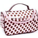 Store More Pink Dot Pattern Travel Toiletry Bag Organizer thumbnail-2