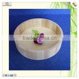 Chinese Supplier Popular Unfinished Round Storaging Paulownia Wooden Tray thumbnail-1