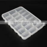 Food Grade 21 Hole Plastic Dumpling Packaging Tray WIth Cover thumbnail-2