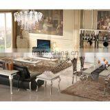 Stainless Steel Frame Console Tables of Marble Top 2015 New Arrival thumbnail-2